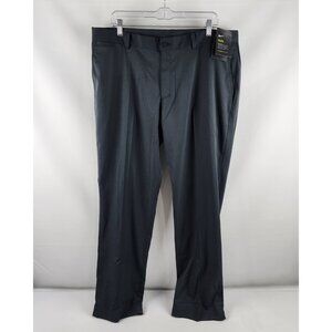 Nike Pants Men 38x32 Black Dri-Fit Flat Front Tech Golf Pants 906780-010 NWT